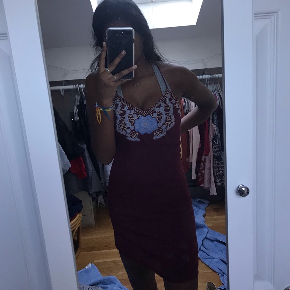 Nordstrom embroidered bodycon dress